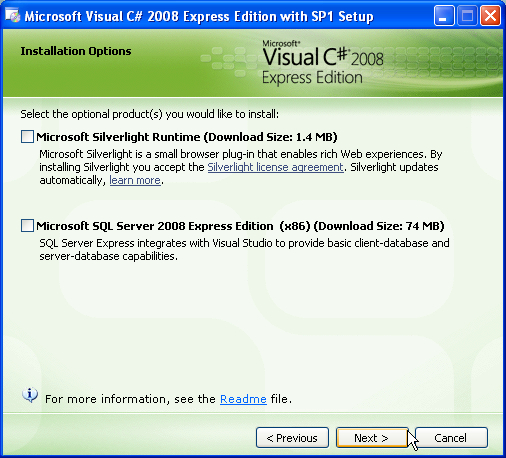 Image:CS_Installer_OptionalProducts.jpg