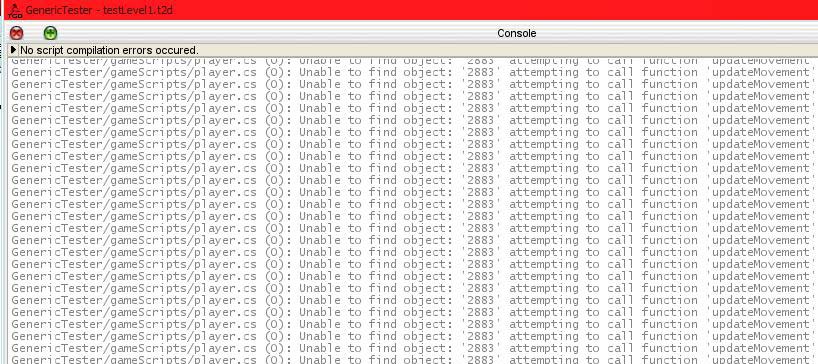 Error from onUpdateScene