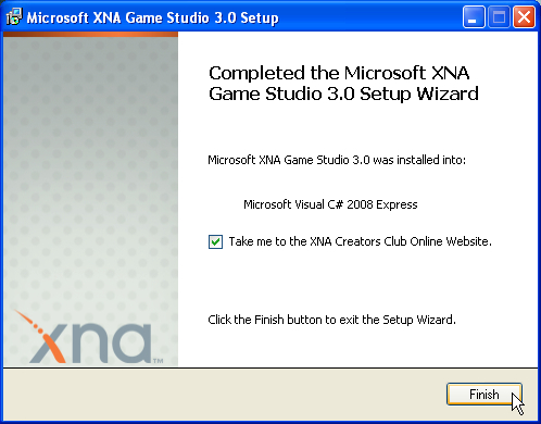 Image:XNA_Installer_Complete.jpg